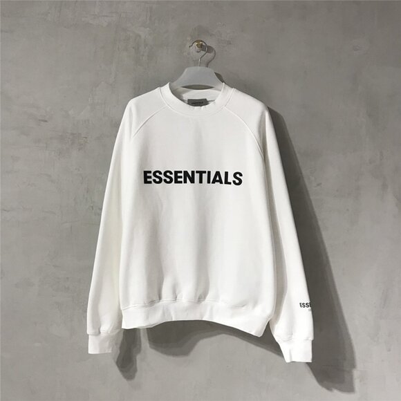 Fear of God White Crew Neck Sweatshirt - Picture 1 of 7